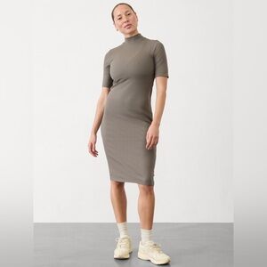 Signature Rib Mock Neck Dress
